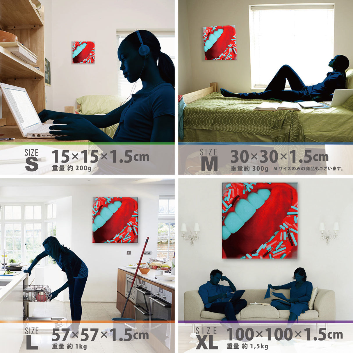 セクシーなファブリックパネル 壁掛け アート ccc-0002 - ArtDeli. アートパネル専門店