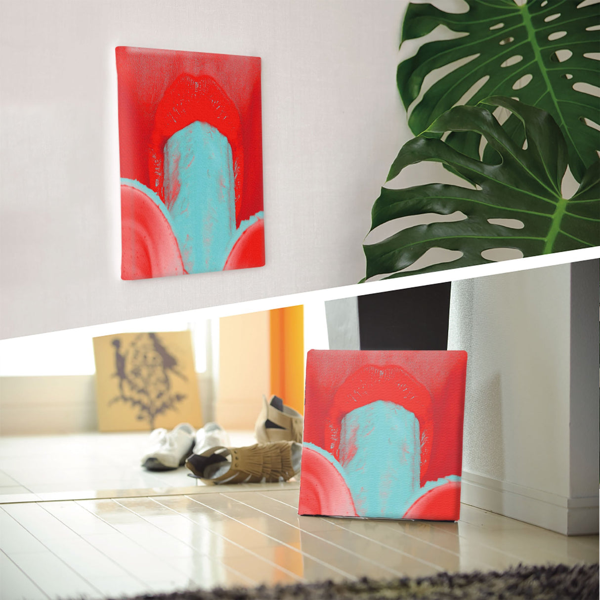 ガールズをモチーフにしたファブリックパネル 写真 アート ccc-0006 - ArtDeli. アートパネル専門店