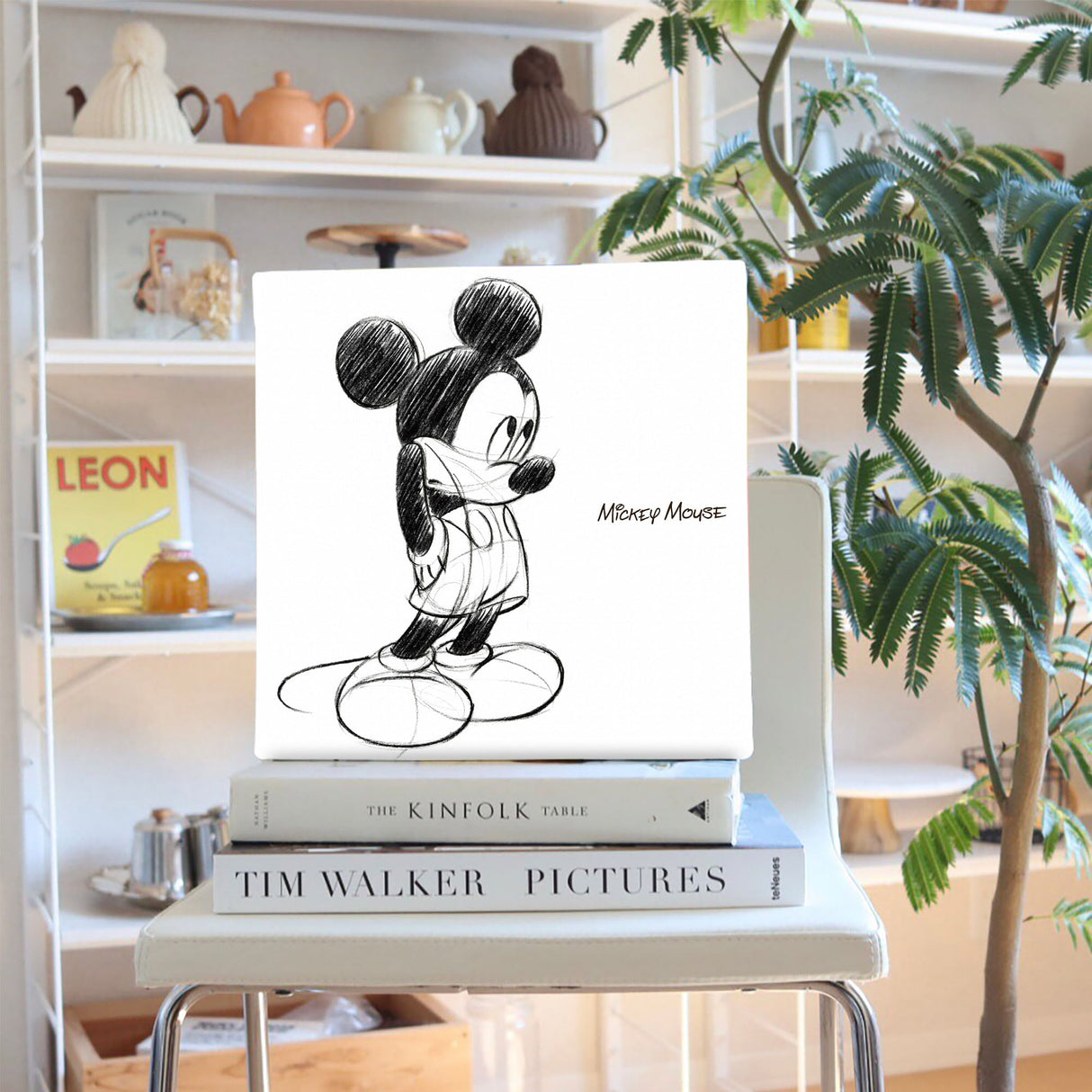 ミッキーのファブリックパネル Disney ウォールデコ dsn-0007