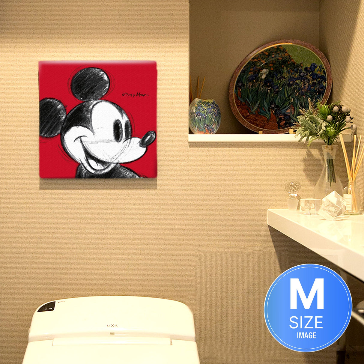 ディズニー(ミッキー)のファブリックパネル ディズニー アート dsn-0011