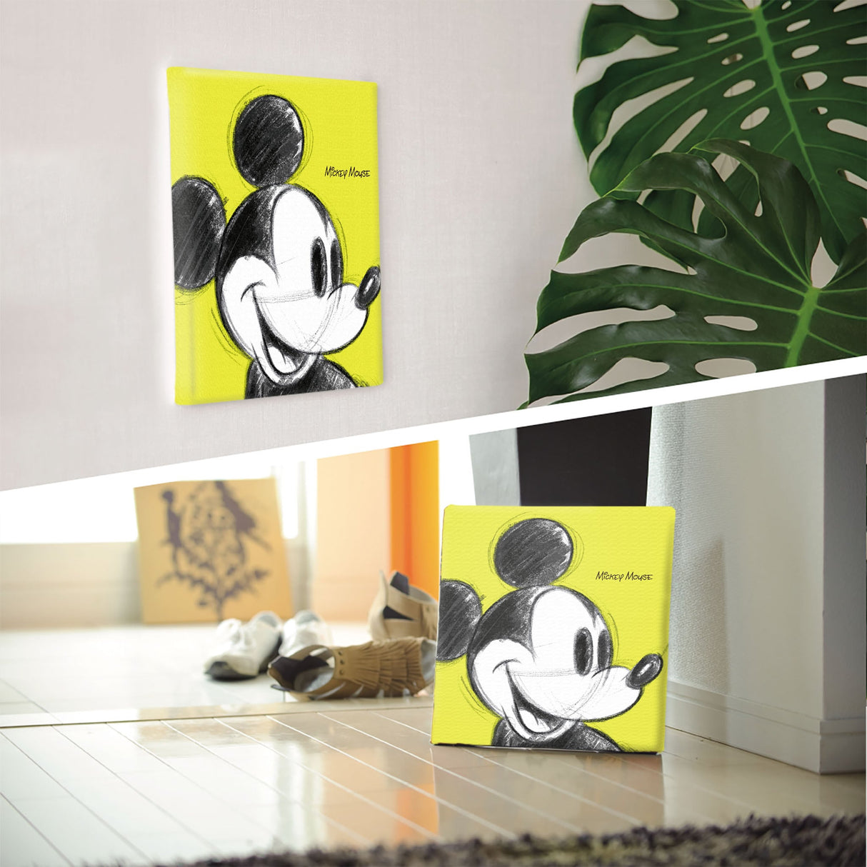 ディズニー(ミッキー)のファブリックパネル ディズニー ウォールデコ dsn-0012