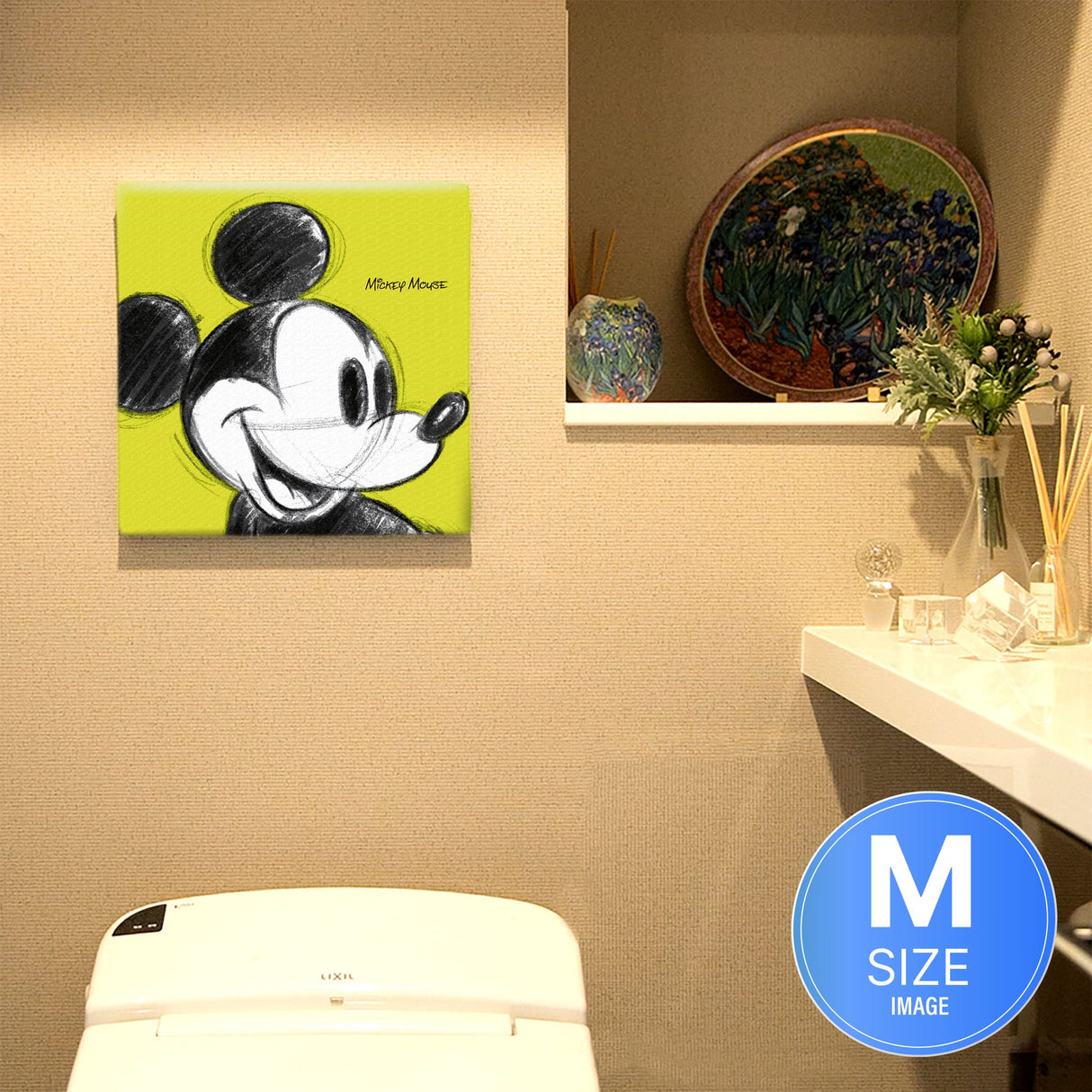 ディズニー(ミッキー)のファブリックパネル ディズニー ウォールデコ dsn-0012