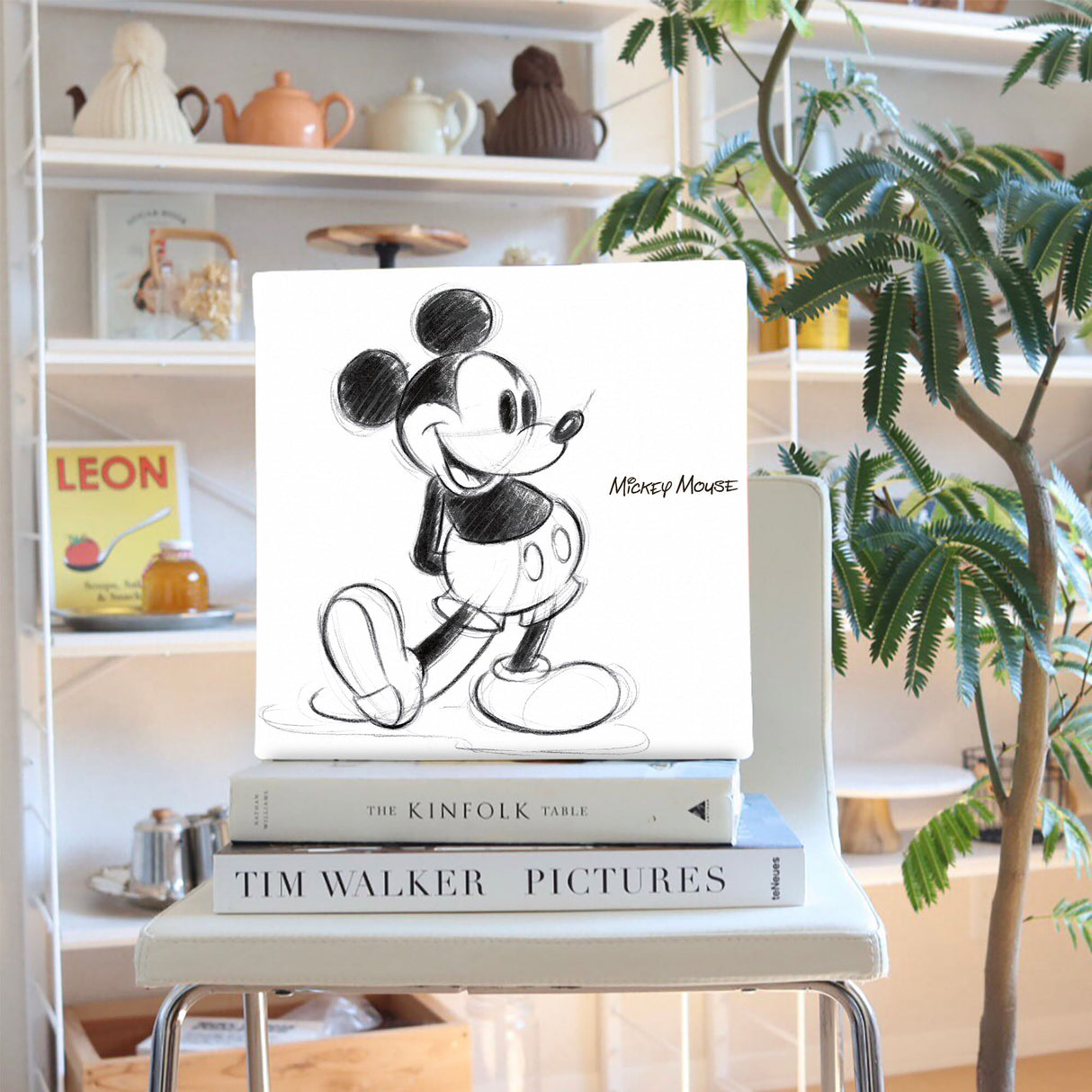 ミッキーのファブリックパネル|壁かけインテリア Disney ウォールデコ dsn-0151