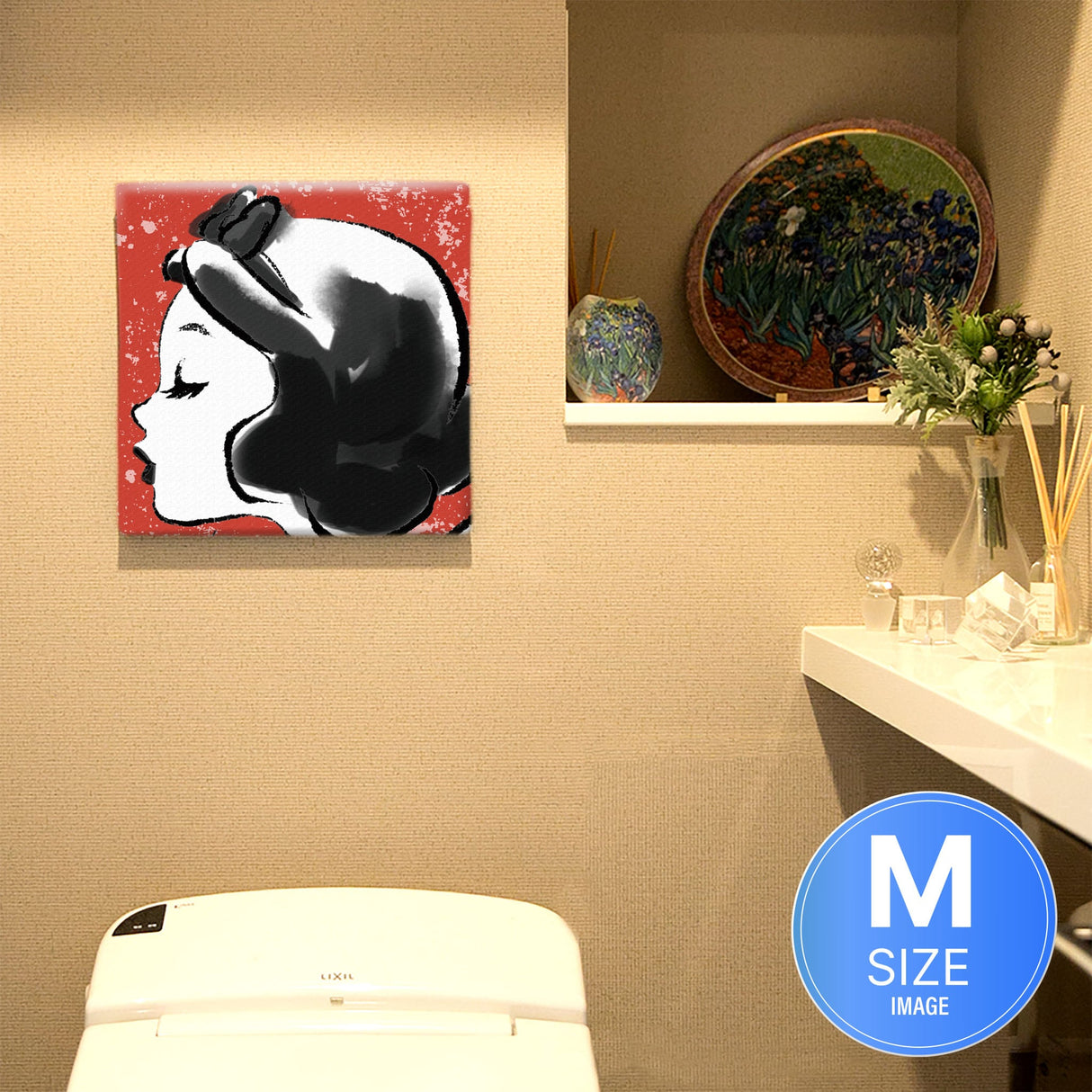 プリンセスシリーズのアートパネル 白雪姫 ディズニー 一人暮らし dsn-0186 - ArtDeli. アートパネル専門店