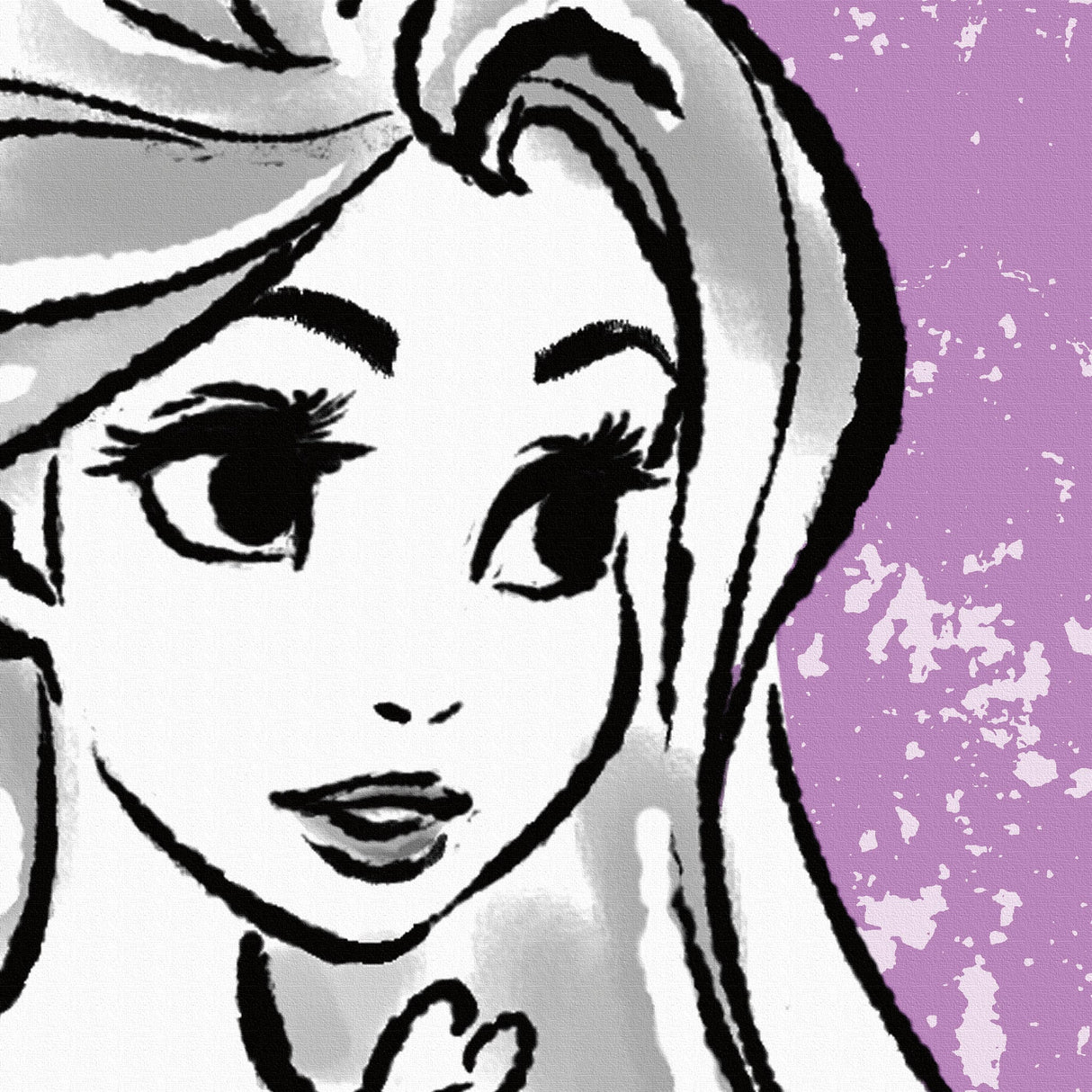 プリンセスシリーズのアートパネル ラプンツェル(塔の上のラプンツェル) ディズニー アート dsn-0187 - ArtDeli. アートパネル専門店