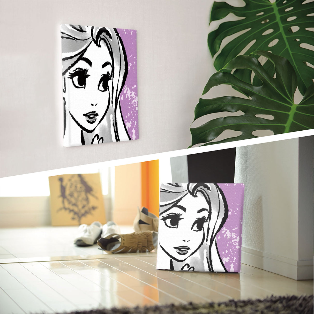 プリンセスシリーズのアートパネル ラプンツェル(塔の上のラプンツェル) ディズニー アート dsn-0187 - ArtDeli. アートパネル専門店