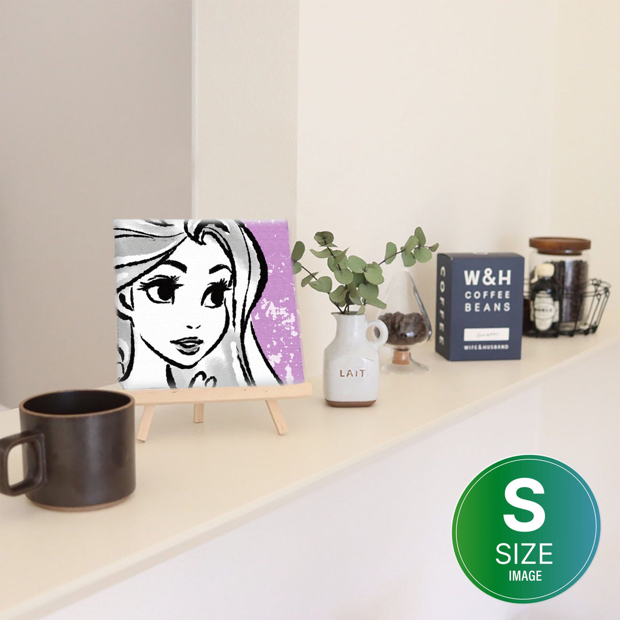 プリンセスシリーズのアートパネル ラプンツェル(塔の上のラプンツェル) ディズニー アート dsn-0187 - ArtDeli. アートパネル専門店