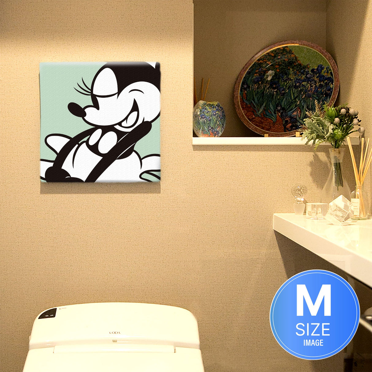 ミニーのアートパネル Disney アート dsn-0196 - ArtDeli. アートパネル専門店