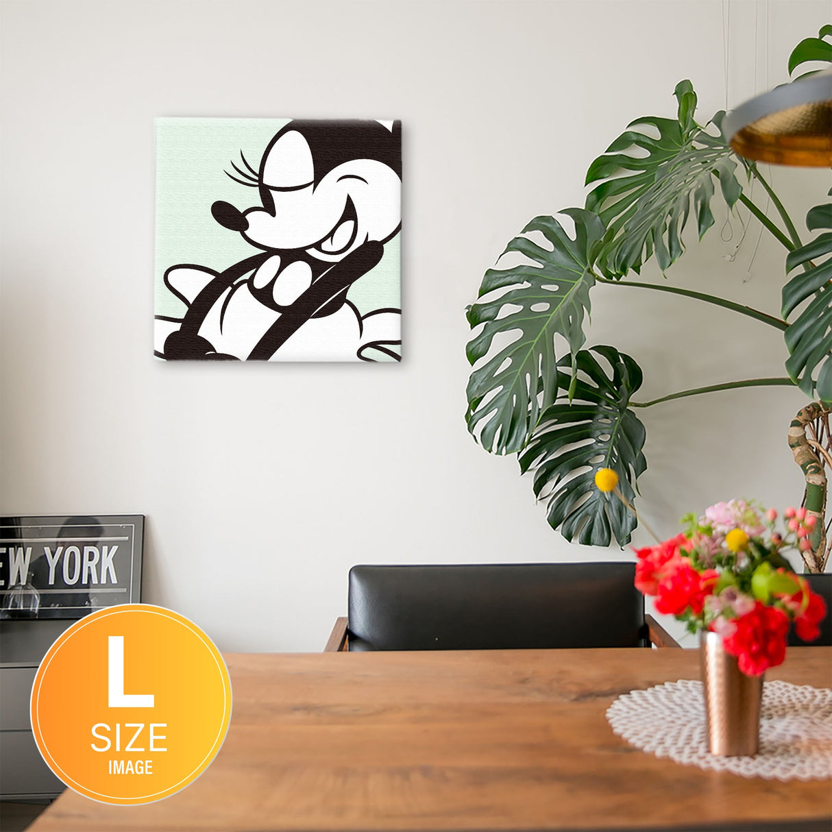 ミニーのアートパネル Disney アート dsn-0196 - ArtDeli. アートパネル専門店