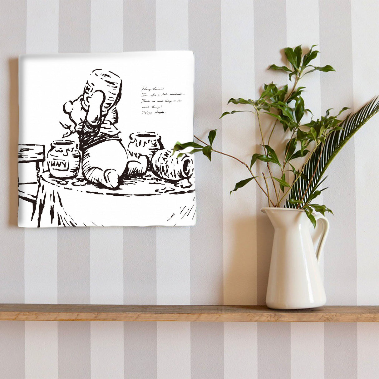 くまのプーさんのアートパネル Disney 雑貨 dsn-0200