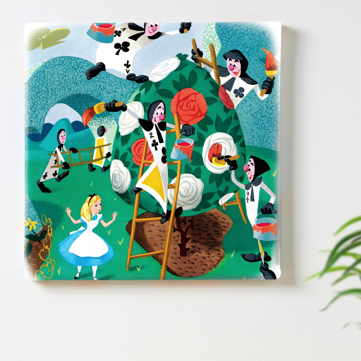 アリスの壁掛けアート Disney アリス・イン・ワンダーランド アート dsn-0209