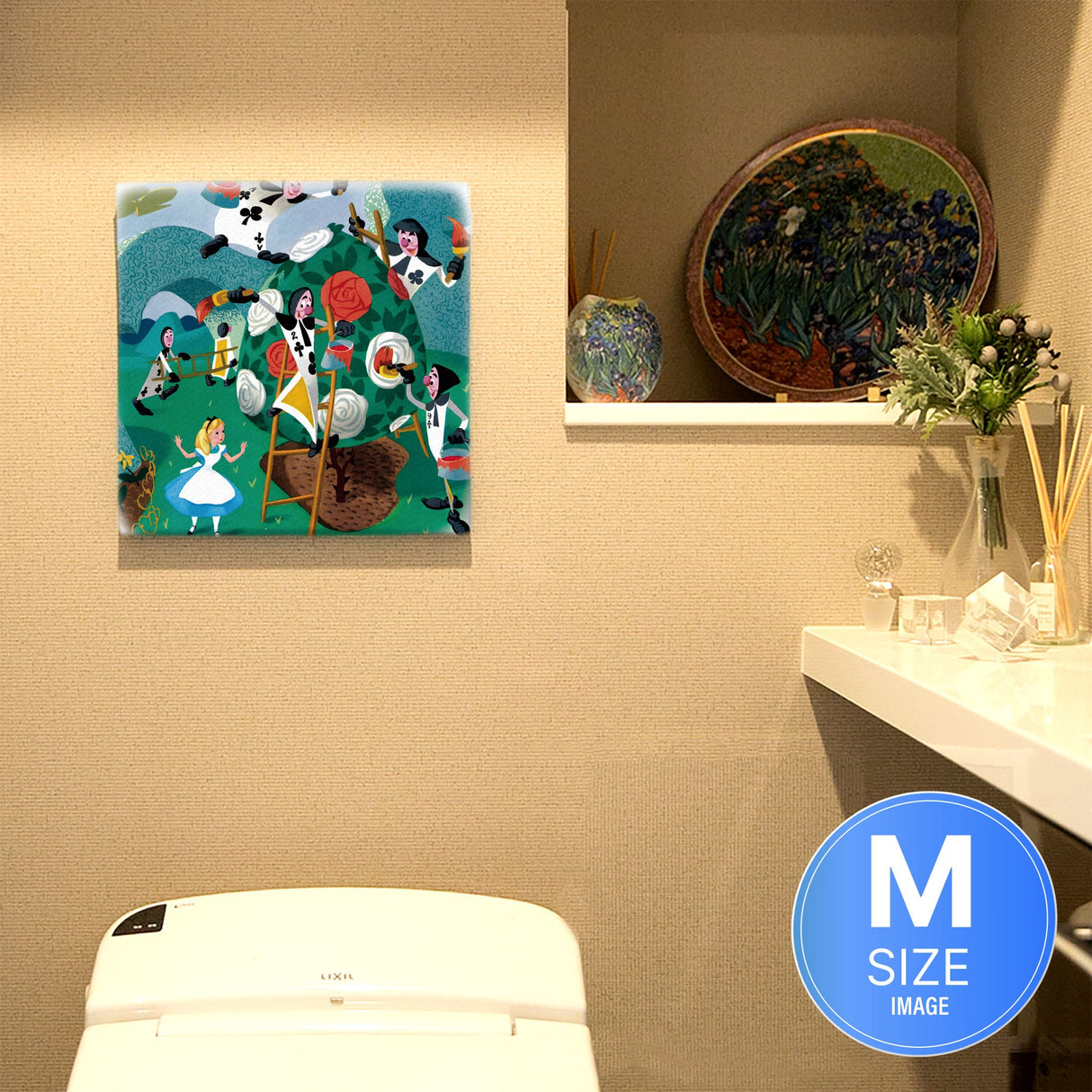 アリスの壁掛けアート Disney アリス・イン・ワンダーランド アート dsn-0209