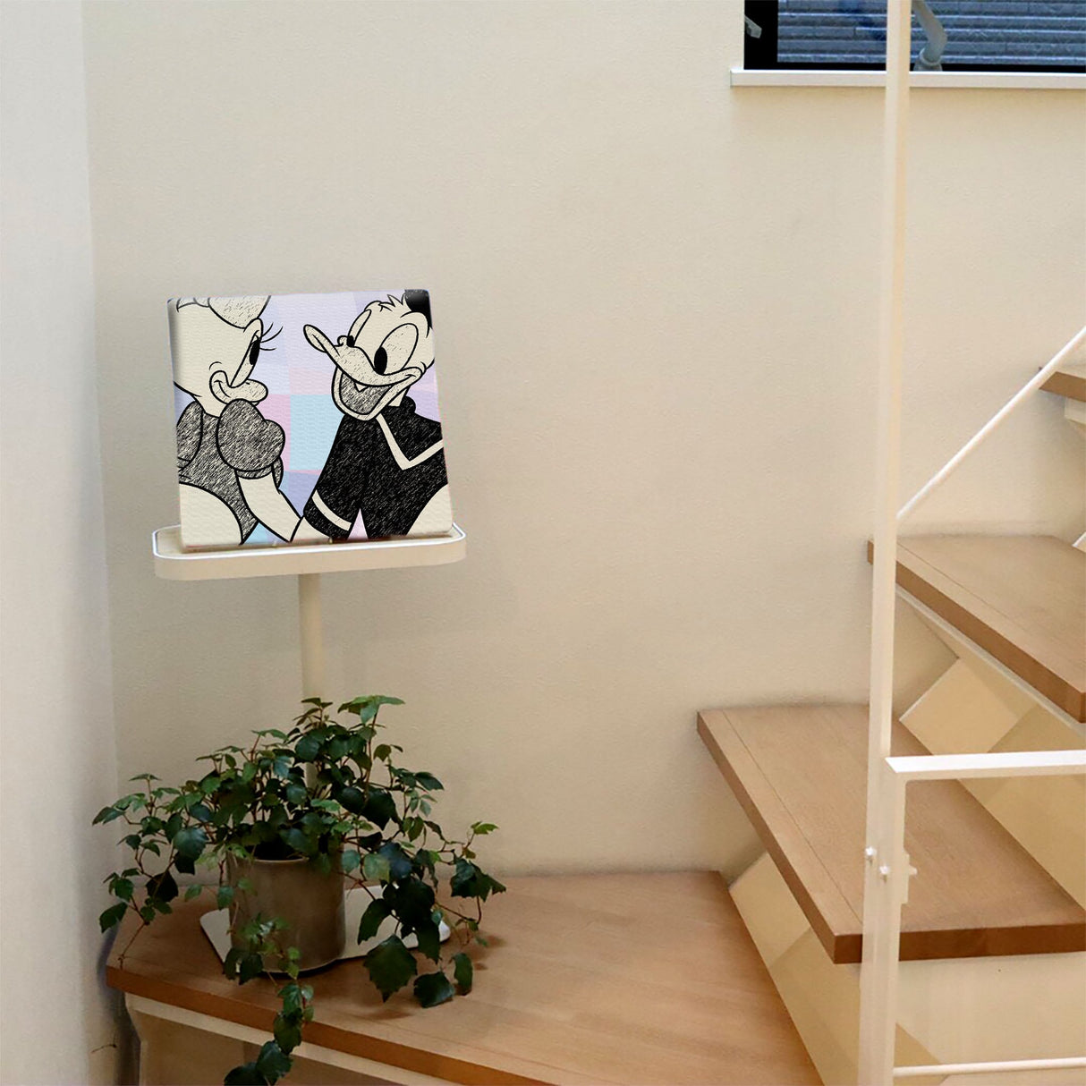 ドナルド&デイジーのファブリックボード ディズニー インテリア dsn-0224 - ArtDeli. アートパネル専門店