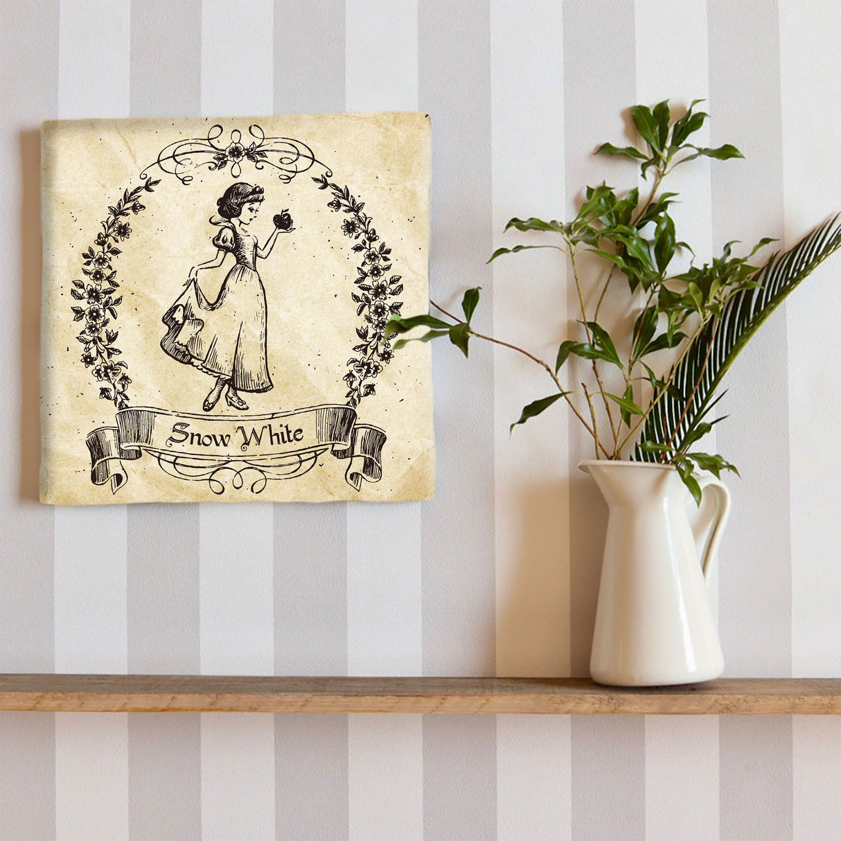 Snow White Fabric Panel Snow White Disney Wall Decor dsn-0251