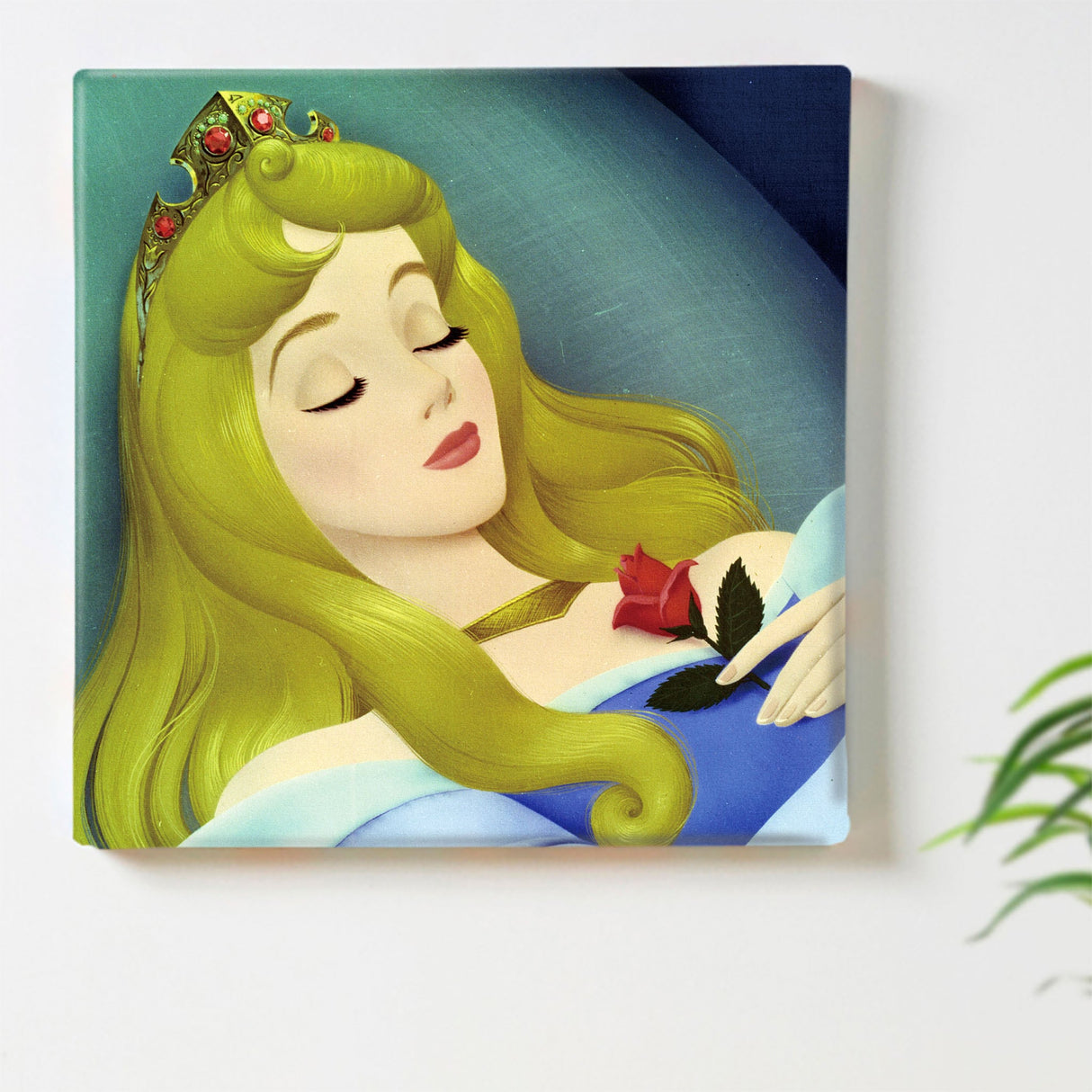 眠れる森の美女のファブリックボード オーロラ姫 マレフィセント dsn-0263 - ArtDeli. アートパネル専門店