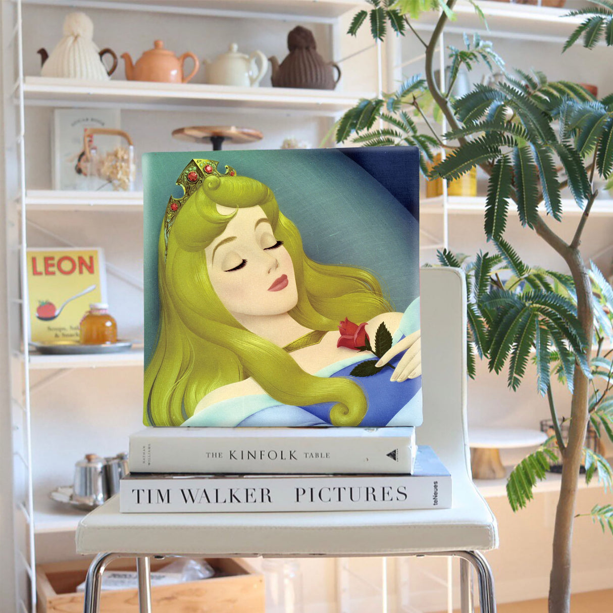 眠れる森の美女のファブリックボード オーロラ姫 マレフィセント dsn-0263 - ArtDeli. アートパネル専門店