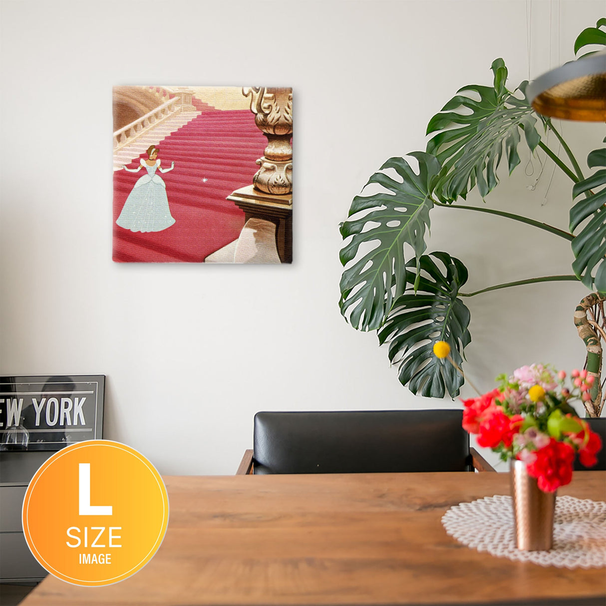 シンデレラのファブリックボード ディズニープリンセス Disney ウォールデコ dsn-0265 - ArtDeli. アートパネル専門店