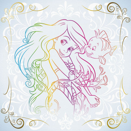 アリエルのアートパネル リトルマーメイド ディズニープリンセス ディズニー 一人暮らし dsn-0266