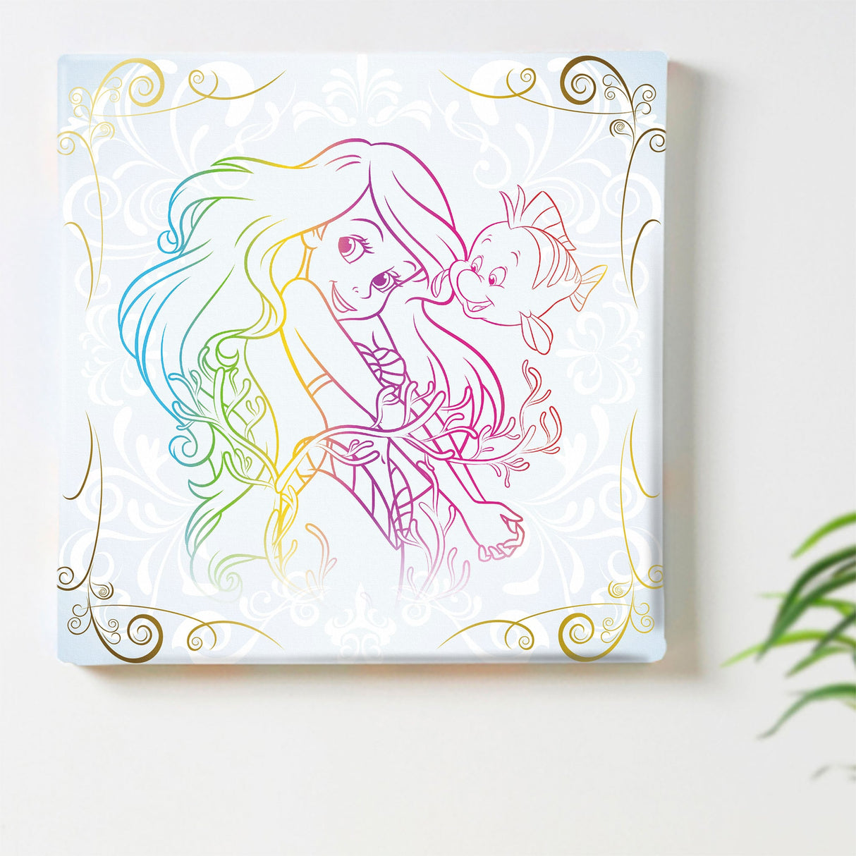 アリエルのアートパネル リトルマーメイド ディズニープリンセス ディズニー 一人暮らし dsn-0266