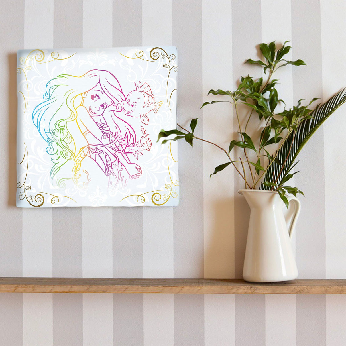 アリエルのアートパネル リトルマーメイド ディズニープリンセス ディズニー 一人暮らし dsn-0266