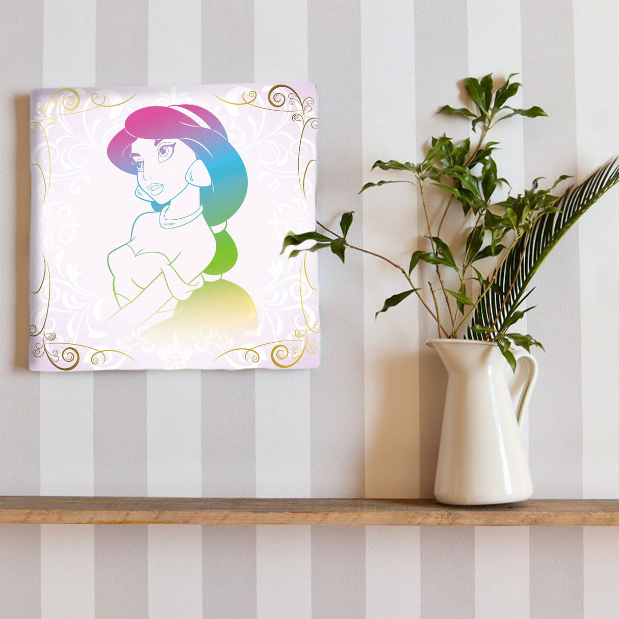 ジャスミンのファブリックボード アラジン ディズニープリンセス Disney インテリア dsn-0270