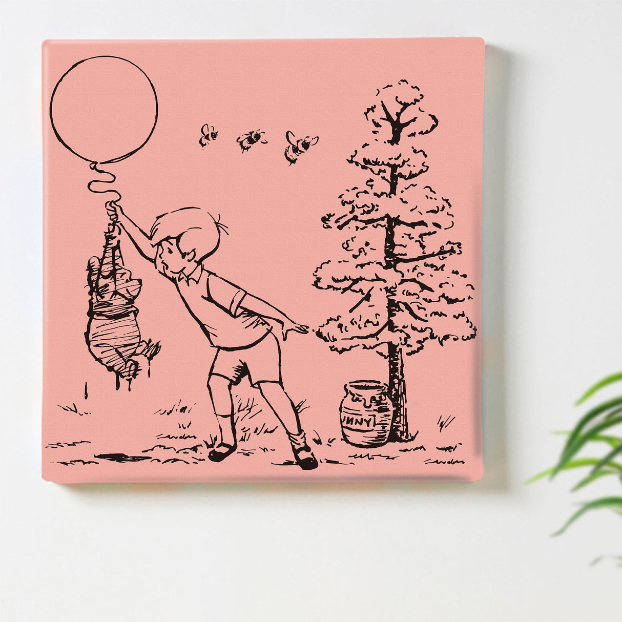 くまのプーさんのファブリックボード ディズニー アート dsn-0271