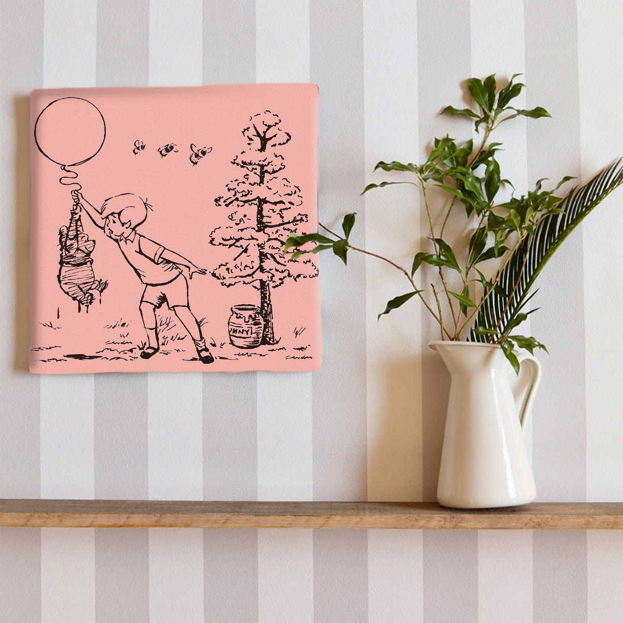 くまのプーさんのファブリックボード ディズニー アート dsn-0271