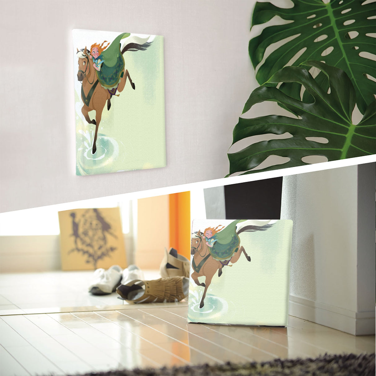 アナと雪の女王のアートパネル ディズニープリンセス ディズニー ウォールデコ dsn-0282