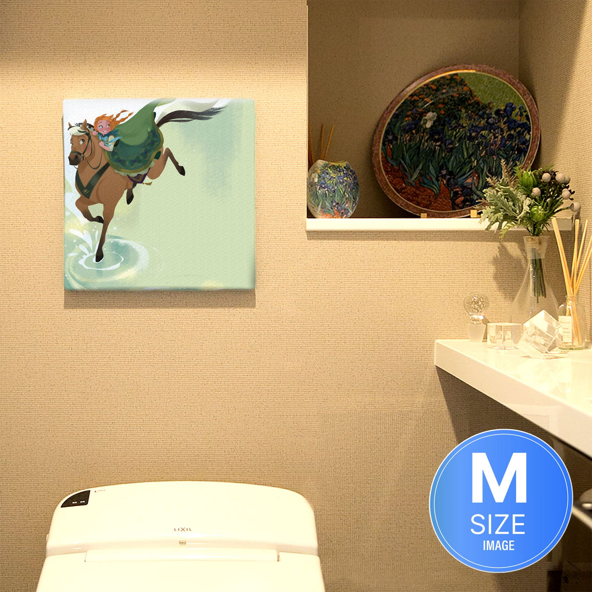 アナと雪の女王のアートパネル ディズニープリンセス ディズニー ウォールデコ dsn-0282