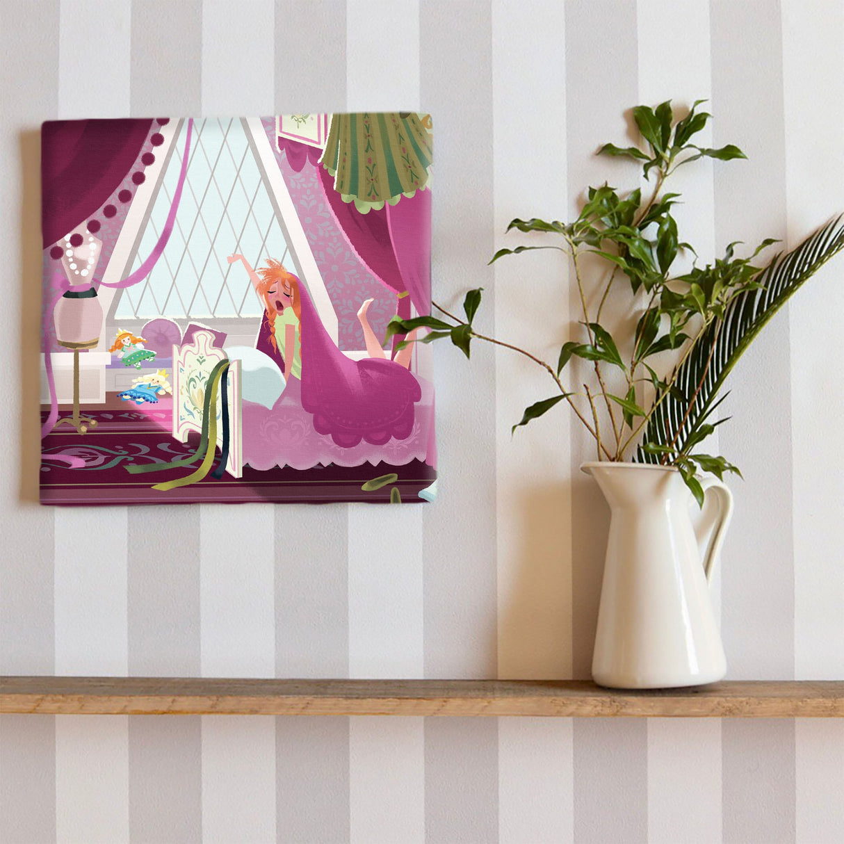 アナと雪の女王のファブリックボード ディズニープリンセス Disney アート dsn-0283