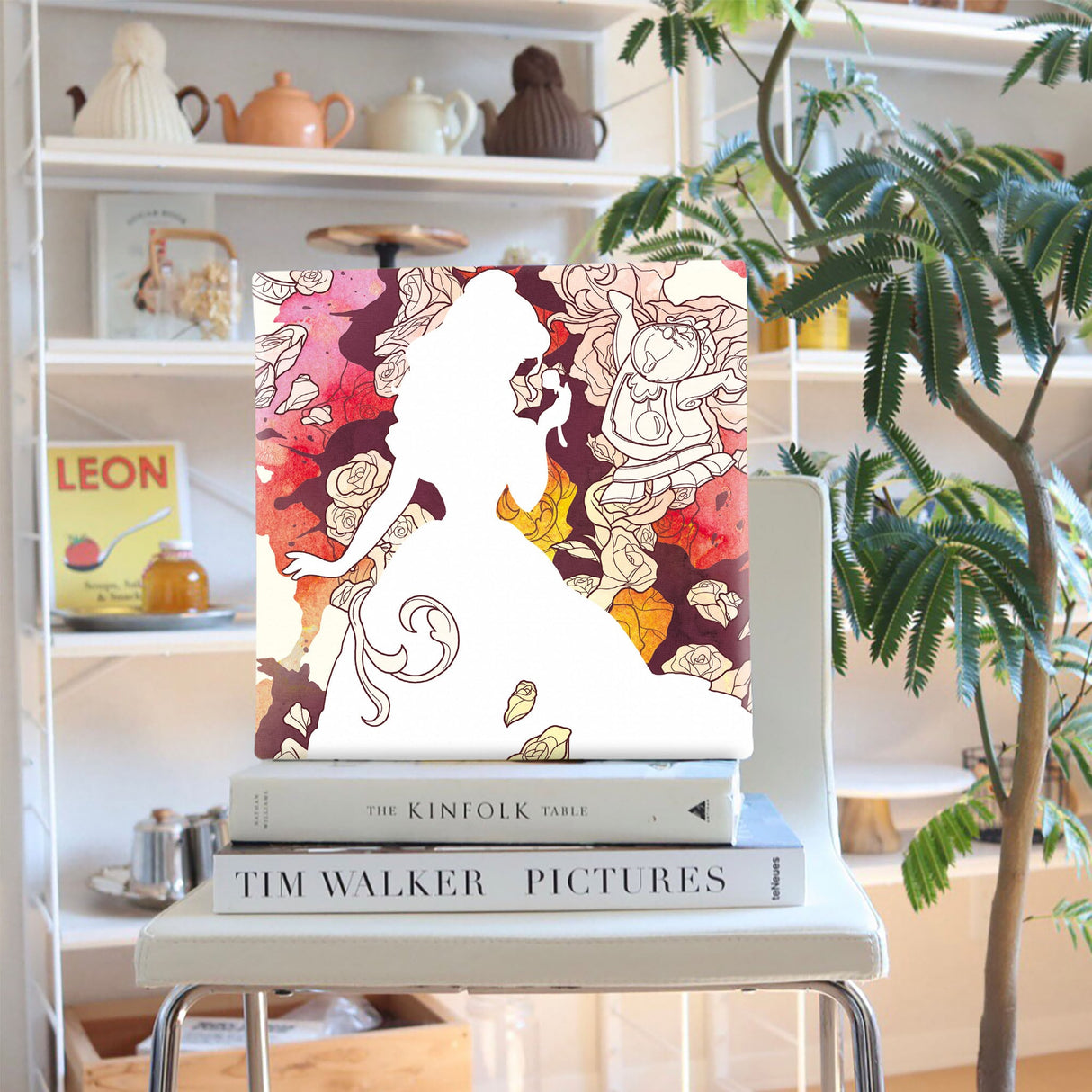 ベルのアートパネル インテリア 雑貨 アート ディズニープリンセス 美女と野獣 dsny-1710-12