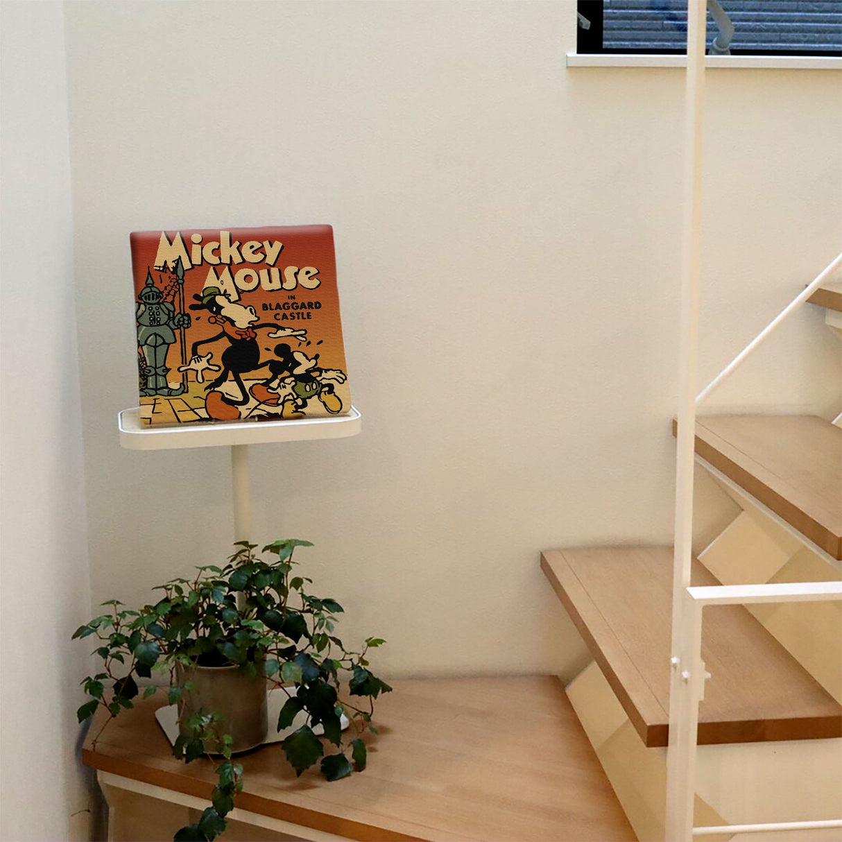 ミッキーマウスのウォールデコ インテリア 雑貨 アート レトロ dsny-1710-18