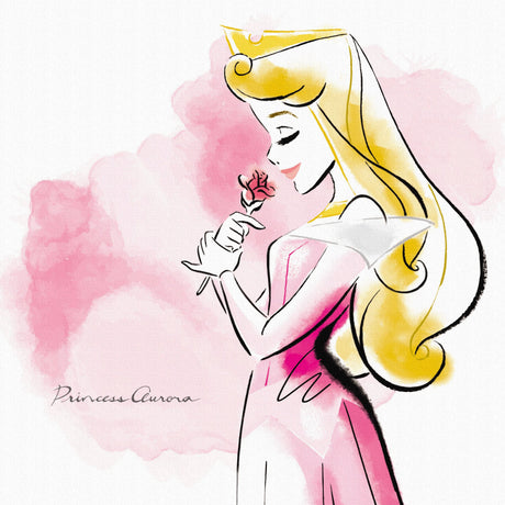 オーロラ姫の壁掛けアート インテリア雑貨 アートパネル キャンバス ディズニー プリンセス dsny-1901-010