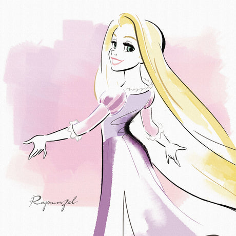 ラプンツェルのファブリックボード インテリア雑貨 アートパネル キャンバス ディズニー プリンセス dsny-1901-011