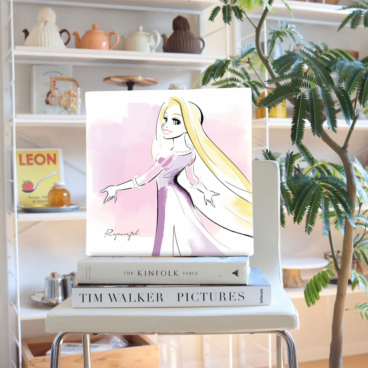 Rapunzel fabric board interior goods art panel canvas Disney princess dsny-1901-011