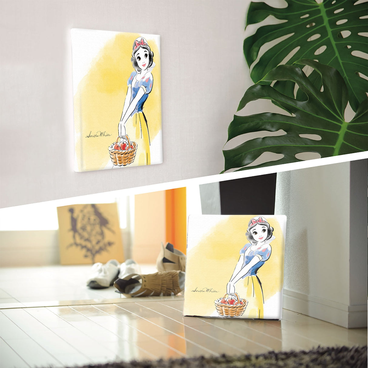 白雪姫のファブリックボード インテリア雑貨 アートパネル キャンバス ディズニー プリンセス dsny-1901-012