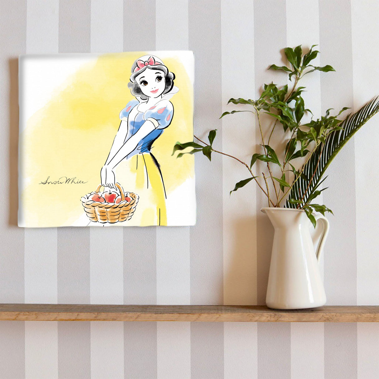 白雪姫のファブリックボード インテリア雑貨 アートパネル キャンバス ディズニー プリンセス dsny-1901-012