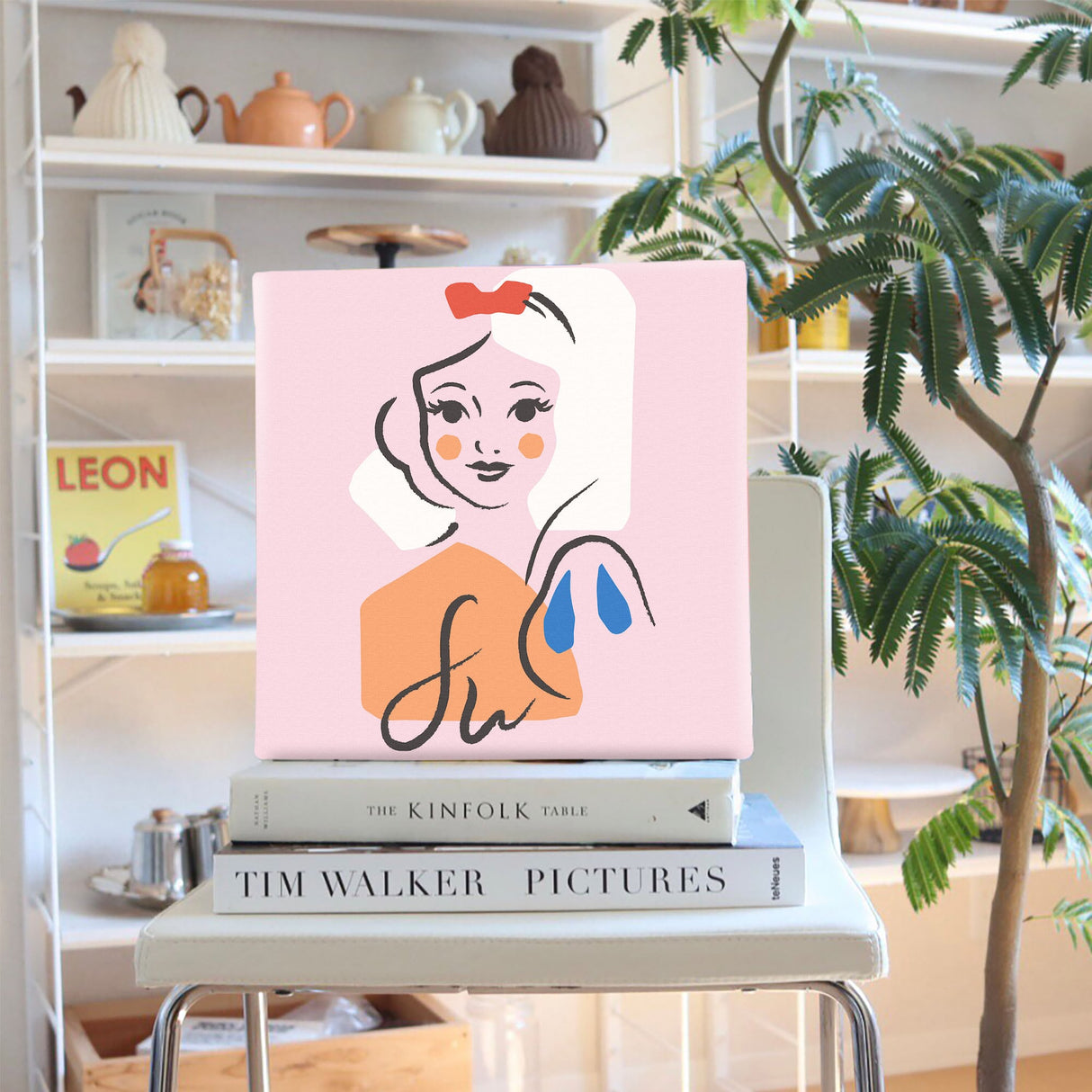 白雪姫のファブリックボード インテリア雑貨 アートパネル キャンバス ディズニープリンセス パステルカラー dsny-2011-02