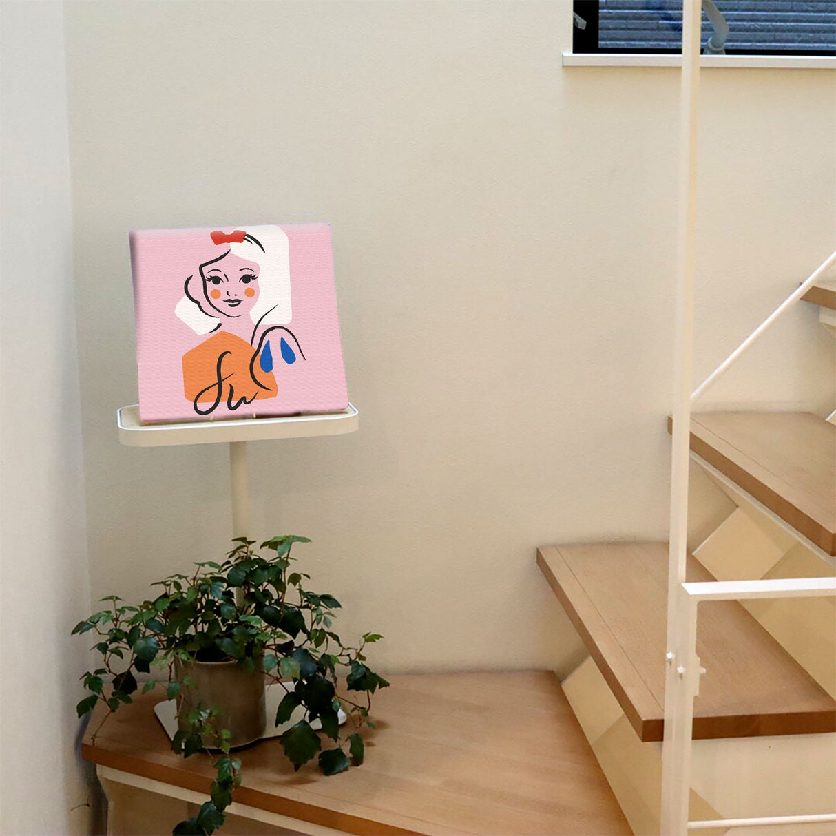 白雪姫のファブリックボード インテリア雑貨 アートパネル キャンバス ディズニープリンセス パステルカラー dsny-2011-02