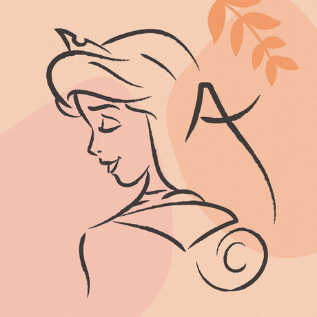 オーロラ姫のファブリックパネル インテリア雑貨 アートパネル キャンバス ディズニープリンセス 眠れる森の美女 dsny-2011-03