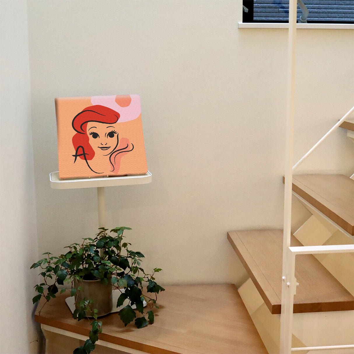 アリエルのファブリックパネル インテリア雑貨 アートパネル キャンバス ディズニープリンセス リトルマーメイド dsny-2011-05