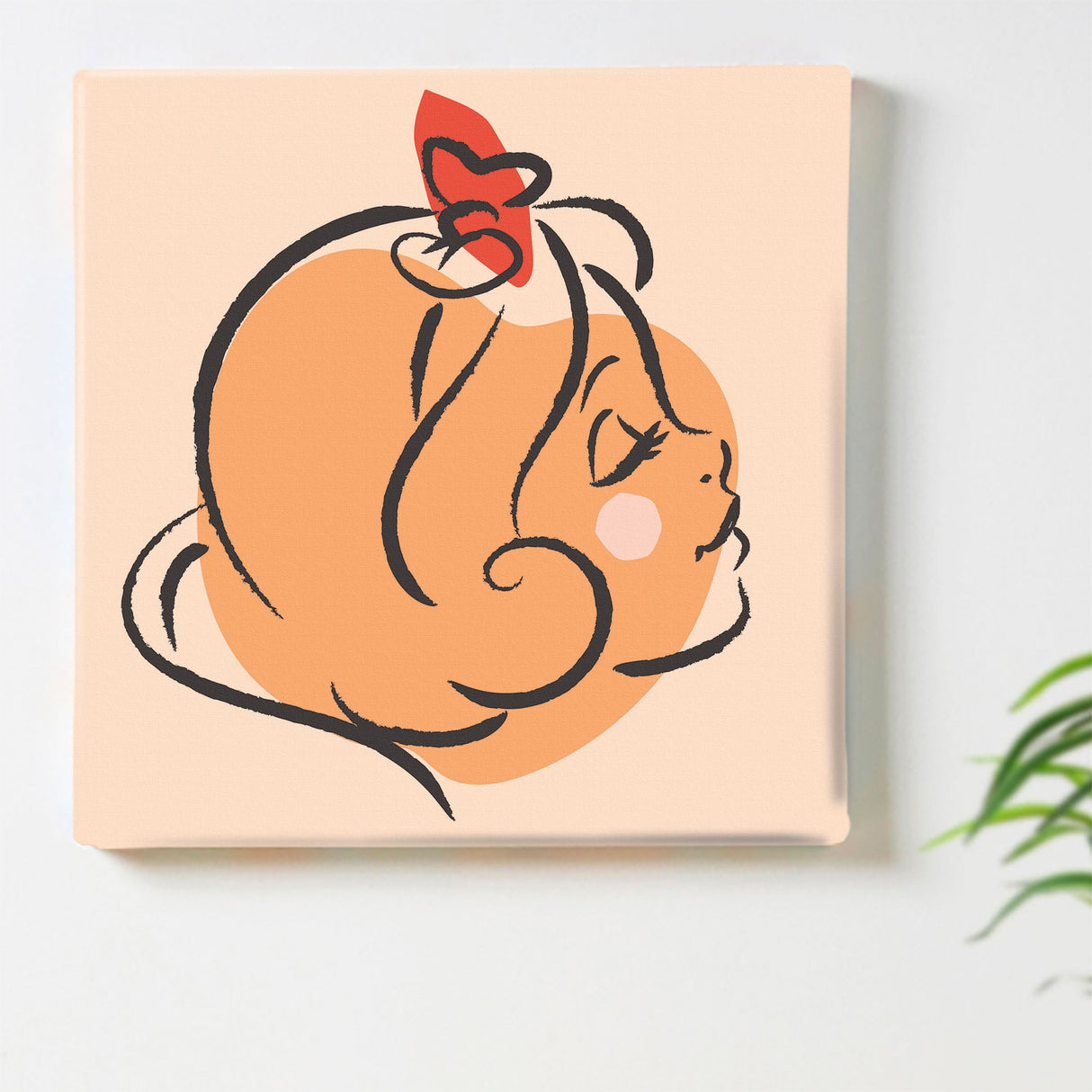 白雪姫のファブリックパネル インテリア雑貨 アートパネル キャンバス ディズニープリンセス パステルカラー dsny-2011-06