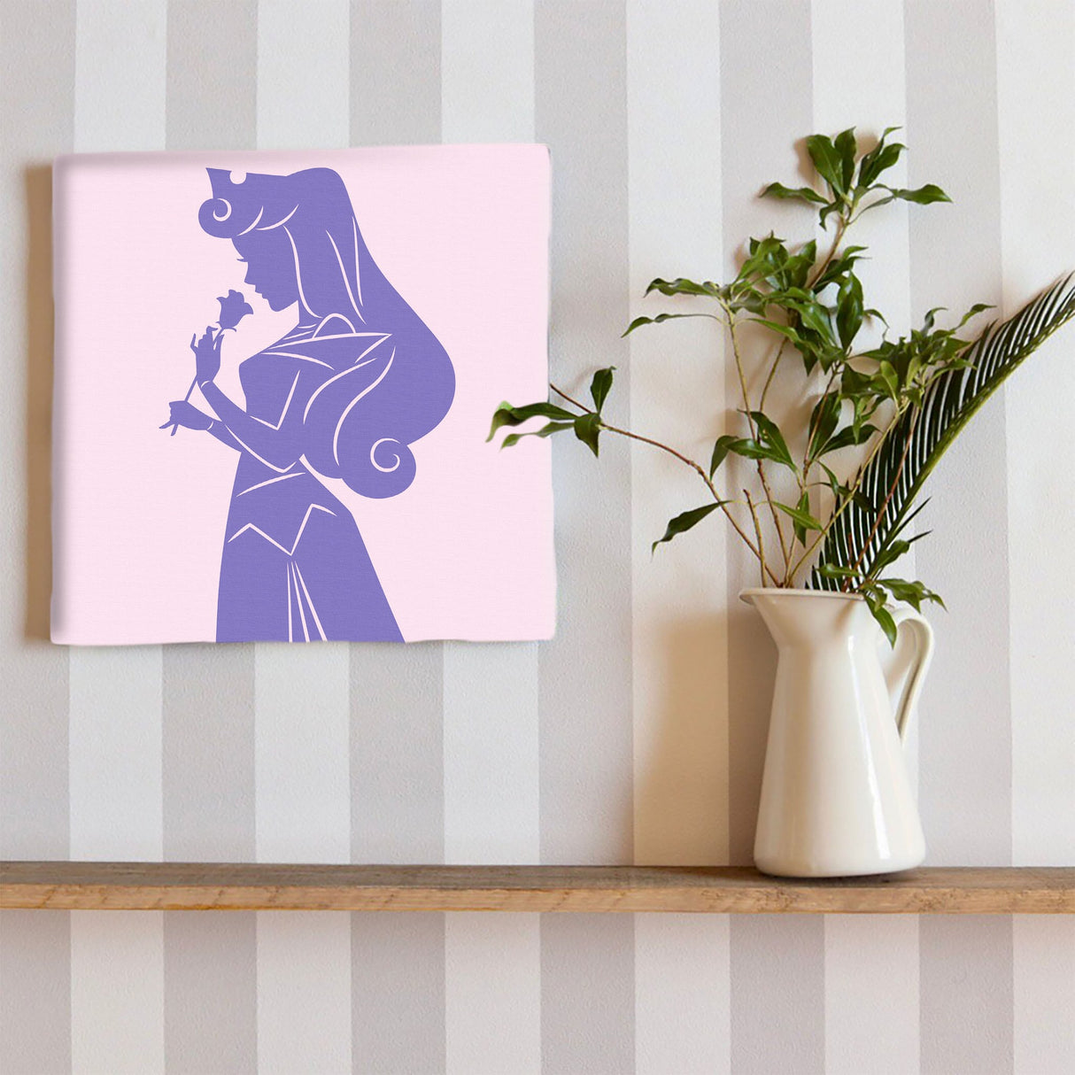 オーロラ姫のファブリックボード インテリア雑貨 アートパネル キャンバス ディズニープリンセス 眠れる森の美女 dsny-2011-10