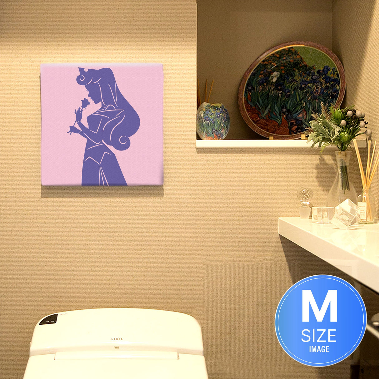 オーロラ姫のファブリックボード インテリア雑貨 アートパネル キャンバス ディズニープリンセス 眠れる森の美女 dsny-2011-10