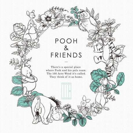 くまのプーさんの壁掛けアートセット インテリア雑貨 アートパネル キャンバス ホワイト dsny-2011-17