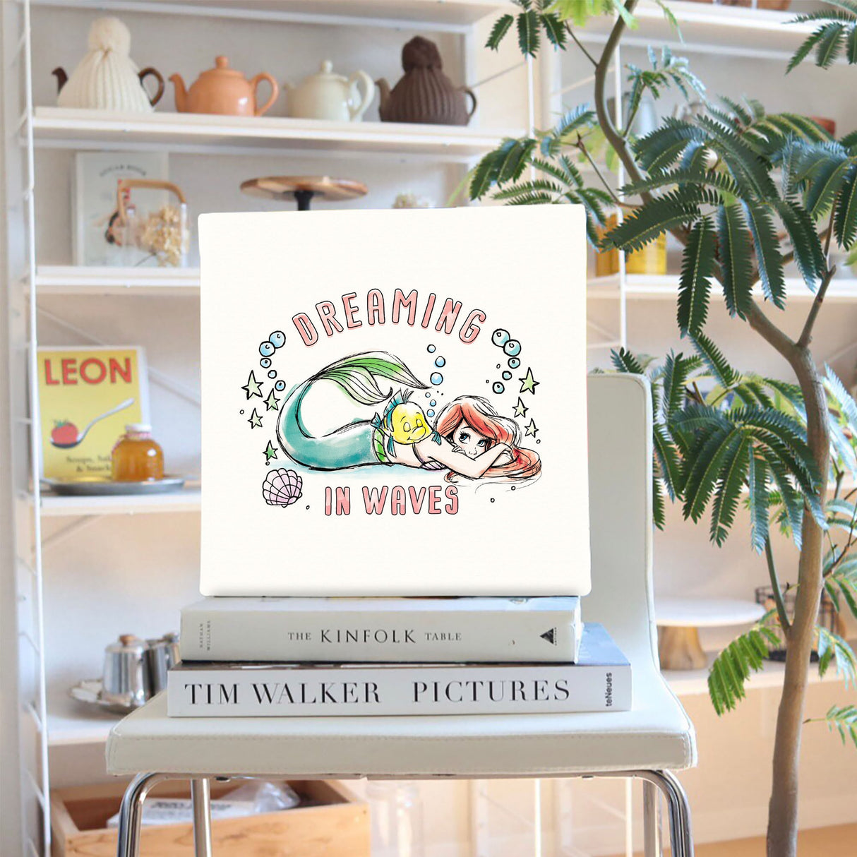 アリエルのアートパネルセット インテリア雑貨 アートパネル キャンバス ディズニープリンセス リトルマーメイド dsny-2012-14