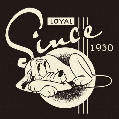 Pluto fabric panel Interior goods Art panel Canvas Disney Monochrome dsny-2303-09