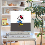 ミニーマウスのファブリックパネル インテリア雑貨 アートパネル キャンバス ディズニー ツートン dsny-2307-03