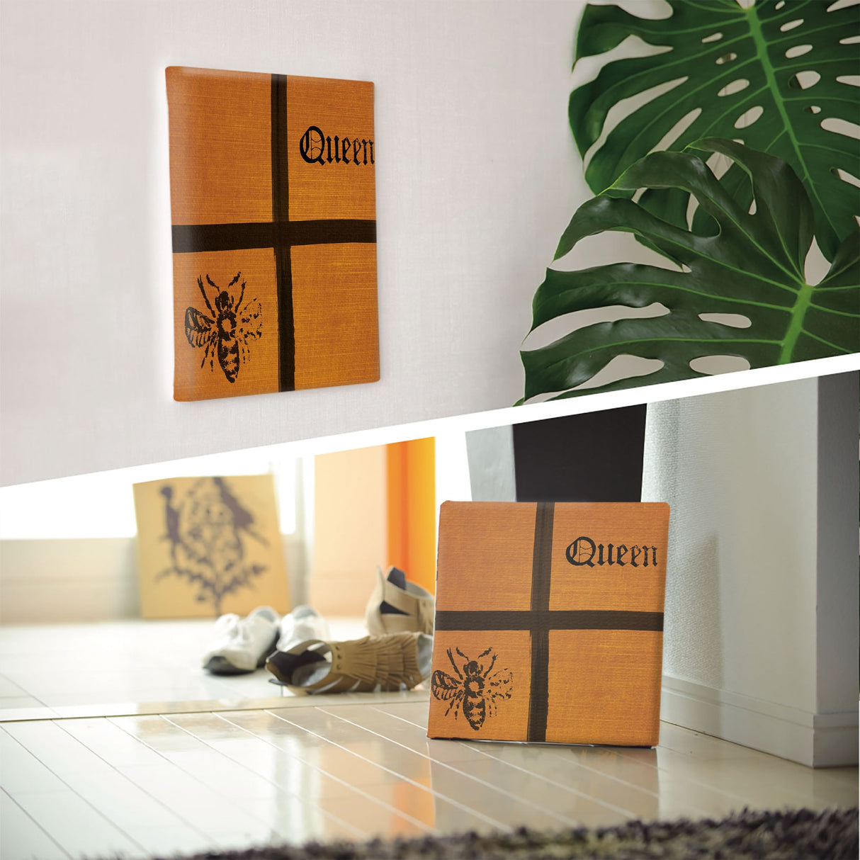 ハチモチーフのインテリア小物 壁掛け アート edi-0003 - ArtDeli. アートパネル専門店