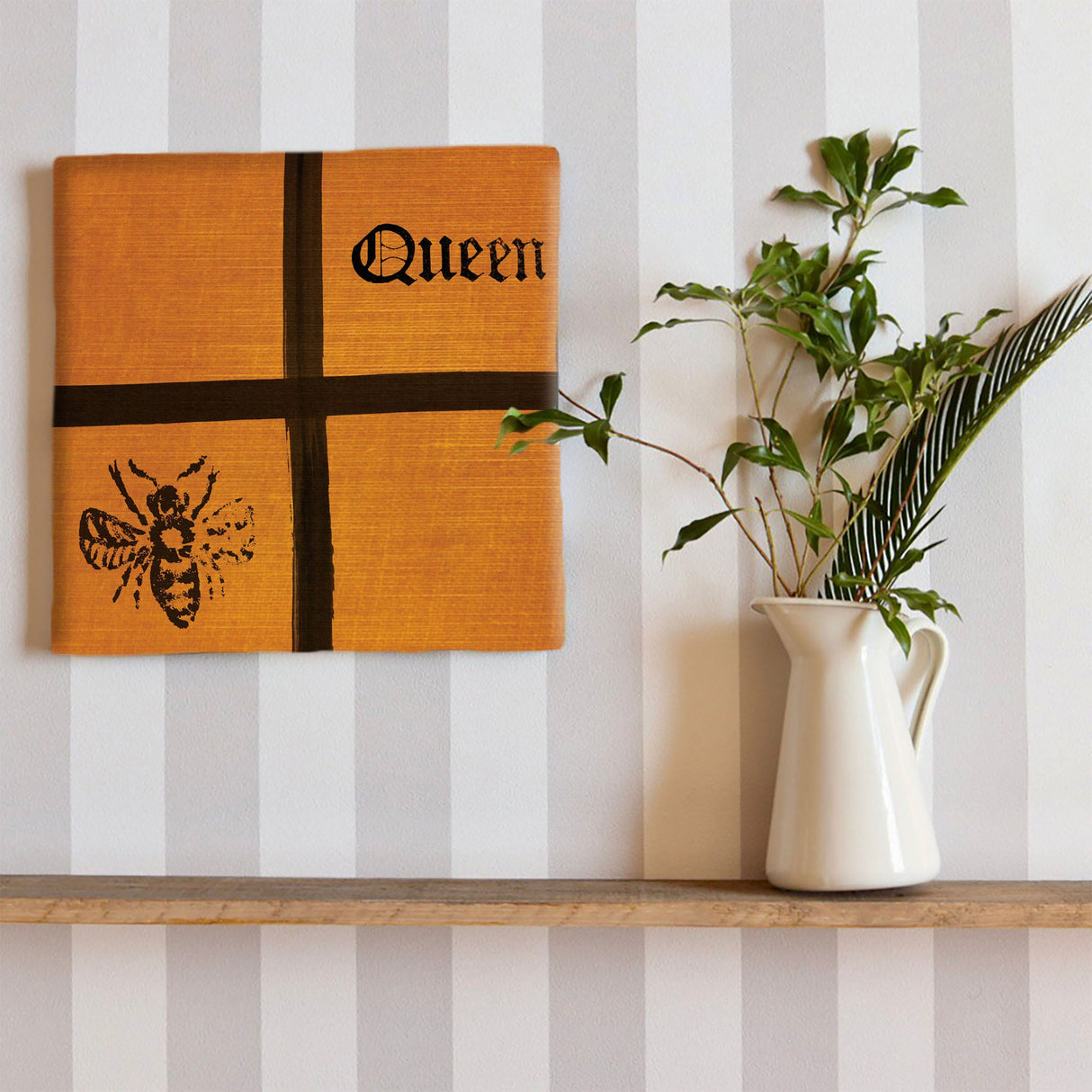 ハチモチーフのインテリア小物 壁掛け アート edi-0003 - ArtDeli. アートパネル専門店